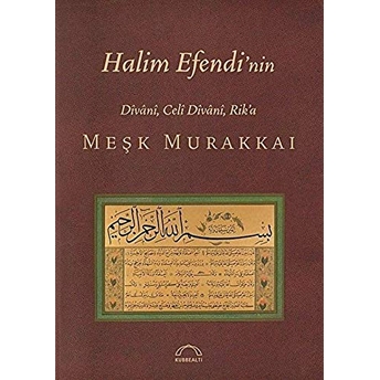 Halim Efendi'nin - Divani - Celi Divani - Rik'a - Meşk Murakkaı Kolektif