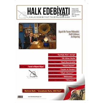 Halk Edebiyatı Dergisi Sayı: 11 Mart-Nisan 2016 Kolektif