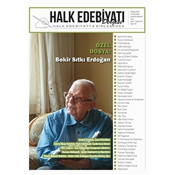 Halk Edebiyatı Dergisi Sayı: 3 Kasım-Aralık 2014 Kolektif