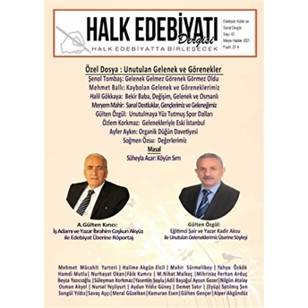 Halk Edebiyatı Dergisi Sayı: 42 Mayıs-Haziran 2021 Kolektif