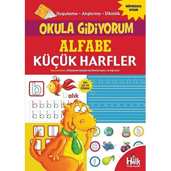 Halk Kitabevi Okula Gidiyorum - Alfabe Küçük Harfler