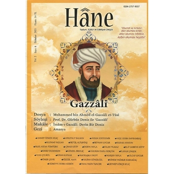 Hane Dergisi Yıl:2 - Sayı:6 - Gazzali Sayısı Kolektif