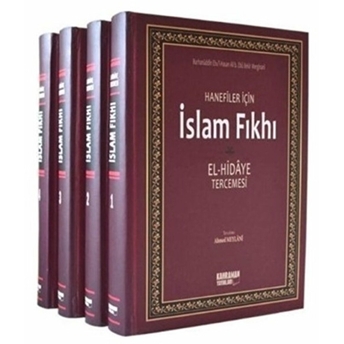 Hanefiler Için Islam Fıkhı / El-Hidaye Tercemesi (4 Cilt Takım, 2. Hamur) Ciltli Ali B. Ebu Bekir Merginani