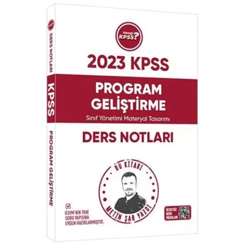 Hangi Kpss Yayınları 2023 Kpss Eğitim Bilimleri Program Geliştirme, Sınıf, Materyal Ders Notları Metin Şar