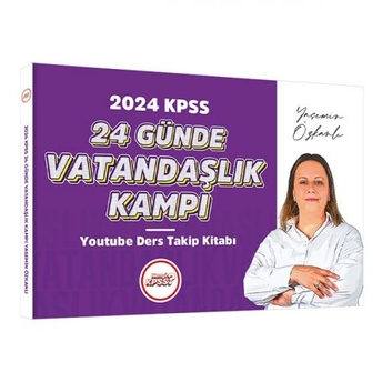 Hangi Kpss Yayınları 2024 Kpss 24 Günde Kpss Vatandaşlık Kampı Youtube Ders Takip Kitabı Yasemin Özkanlı