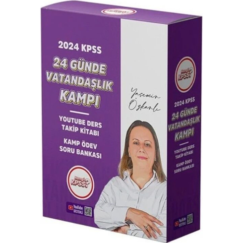 Hangi Kpss Yayınları 2024 Kpss 24 Günde Vatandaşlık Kampı Youtube Ders Takip Kitabı Soru Bankası 2'Li Set Yasemin Çakıraslan Özkanlı