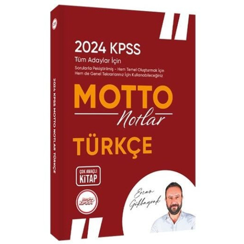 Hangi Kpss Yayınları 2024 Kpss Türkçe Motto Notlar Ercan Gökbayrak