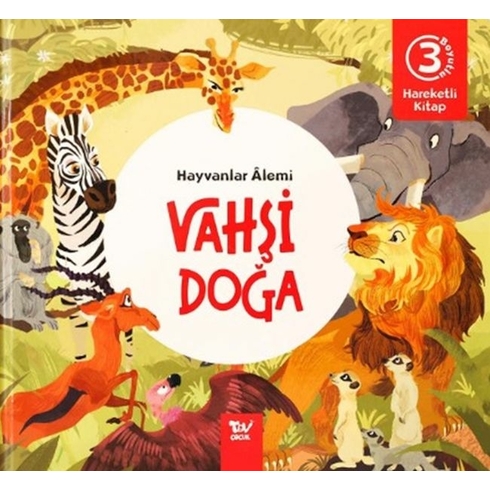 Hareketli Kitap 3D Hayvanlar Alemi Vahşi Doğa Kolektif