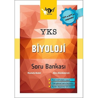 Harf Eğitim Biyoloji Soru Bankası (Yeni) Mustafa Bedel - Ebru Büyükdereli