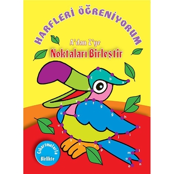 Harfleri Öğreniyorum A'dan Z'ye Noktaları Birleştir Kolektif