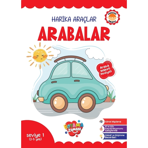 Harika Araçlar – Arabalar Seviye 1 (2-3 Yaş) Kolektif