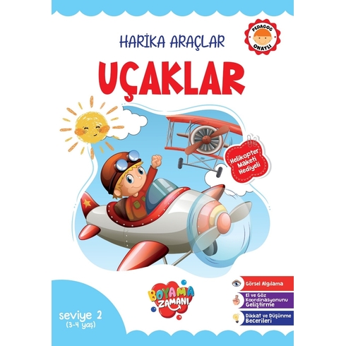 Harika Araçlar – Uçaklar Seviye 2 (3-4 Yaş) Kolektif