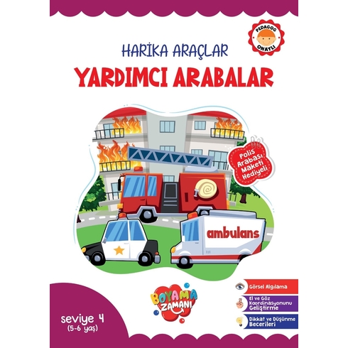 Harika Araçlar – Yardımcı Arabalar Seviye 4 (5-6 Yaş) Kolektif