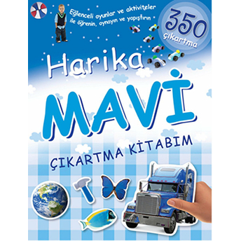 Harika Mavi Çıkartma Kitabım Kolektif