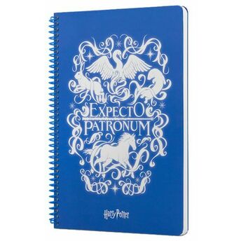 Harry Potter Expecto Spiralli Defter Mavi