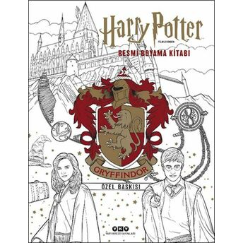 Harry Potter Filmlerinden Resmi Boyama Kitabı – Gryffindor Özel Baskısı