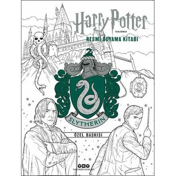 Harry Potter Filmlerinden Resmi Boyama Kitabı – Slytherin Özel Baskısı