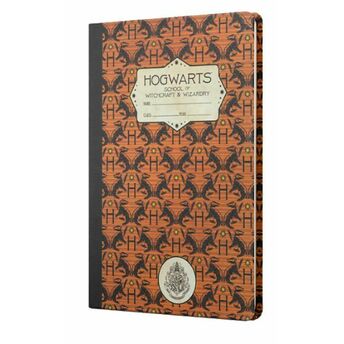 Harry Potter Hogwarts Hafflepuf Sert Kapak Butik Defter Kahverengi