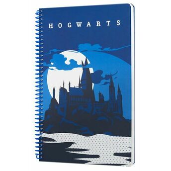 Harry Potter Hogwarts Spiralli Defter Lacivert