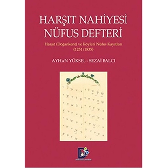 Harşıt Nahiyesi Nüfus Defteri Ayhan Yüksel