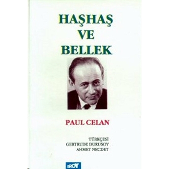 Haşhaş Ve Bellek Paul Celan