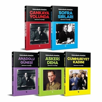 Hatıralarla Atatürk Seti - 5 Kitap Set Kahraman Yusufoğlu