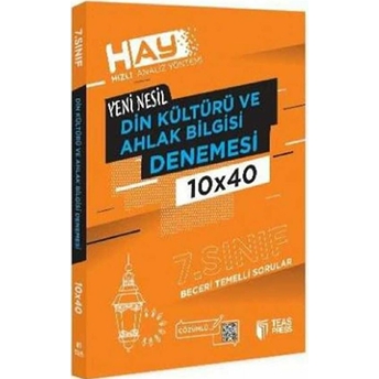 Hay 7. Sınıf Din Kültürü Branş Deneme Kolektif