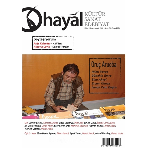 Hayal Kültür Sanat Edebiyat Dergisi Sayı: 75 Ekim - Kasım - Aralık 2020 Kolektif