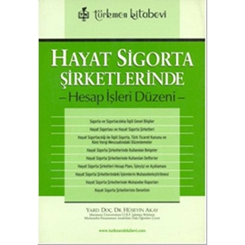 Hayat Sigorta Şirketlerinde Hesap Işleri Düzeni