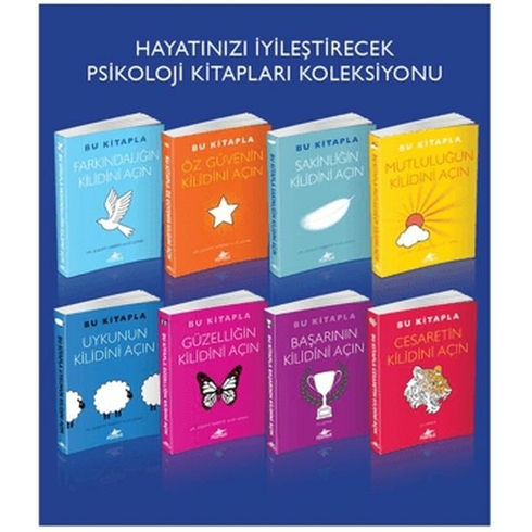 Hayatınızı Iyileştirecek Psikoloji Kitapları Koleksiyonu (8 Kitap) Jessamy Hibberd , Jo Usmar