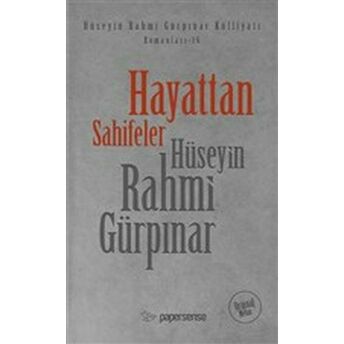 Hayattan Sahifeler Hüseyin Rahmi Gürpınar