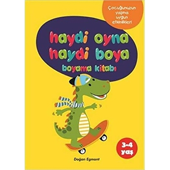 Haydi Oyna Haydi Boya Boyama Kitabı 2 (3-4 Yaş) Kolektıf