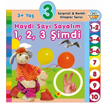 Haydi Sayı Sayalım 1,2,3 Şimdi (3 Yaş) Olala Books