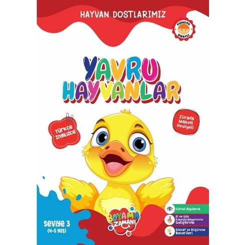 Hayvan Dostlarımız - Yavru Hayvanlar Seviye 3 (4-5 Yaş) Kolektif