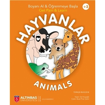 Hayvanlar - Animals (Boyama Kitabı)