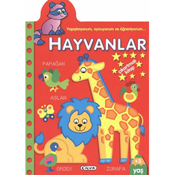 Hayvanlar Çıkartmalı Kitap Kolektif