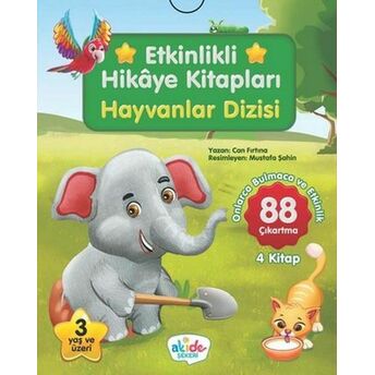 Hayvanlar Dizisi - Etkinlikli Hikaye Kitapları (4 Kitap Takım) Can Fırtına