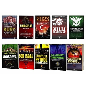 Hazine Seti - 10 Kitap Takım Ercan Faraş, Tarık Ince, Hakan Yılmaz Çebi, Şevki Karabekiroğlu