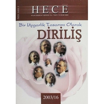 Hece Aylık Edebiyat Dergisi Diriliş Özel Sayısı 73 (2003-16) Ciltli Kolektif