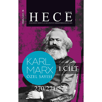 Hece Aylık Edebiyat Dergisi Karl Marx Özel Sayısı: 38 - 270/271/272 (2 Cilt Bir Arada) (Ciltsiz) Kolektif