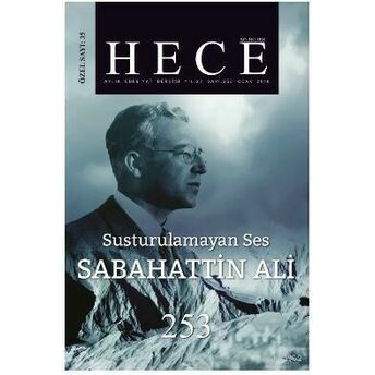 Hece Aylık Edebiyat Dergisi Sabahattin Ali Özel Sayısı Sayı: 35 - 253 Kolektif