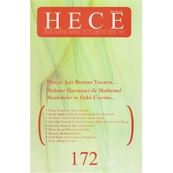 Hece Aylık Edebiyat Dergisi Sayı: 172 Kolektif