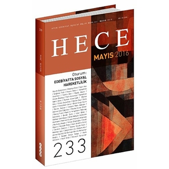 Hece Aylık Edebiyat Dergisi Sayı : 233 - Mayıs 2016 Kolektif