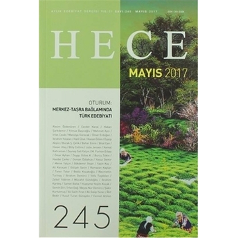 Hece Aylık Edebiyat Dergisi Sayı: 245 - Mayıs 2017 Kolektif