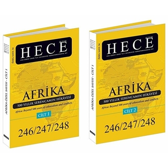 Hece Aylık Edebiyat Dergisi Sayı: 34 - Afrika Özel Sayısı 246/247/248 2 Cilt Takım Kolektif