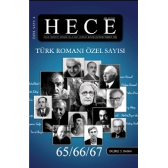 Hece Aylık Edebiyat Dergisi Sayı: 4 - Türk Romanı Özel Sayısı 65/66/67 (Ciltli) Ciltli Kolektif