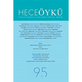 Hece Öykü Dergisi Sayı: 95 (Ekim - Kasım 2019) Kolektif