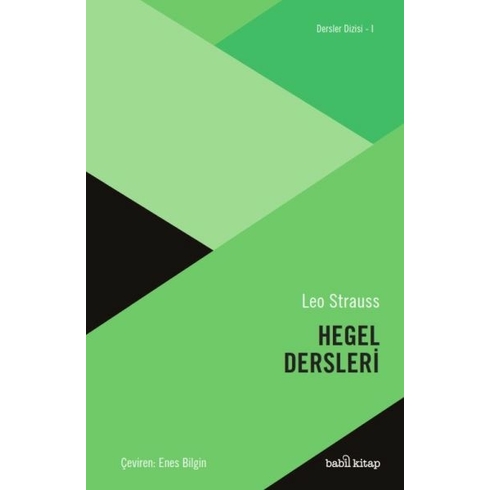 Hegel Dersleri Leo Strauss