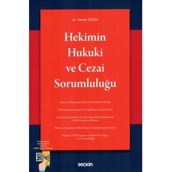 Hekimin Hukuki Ve Cezai Sorumluluğu Kerem Ilgün