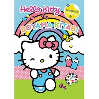 Hello Kitty Boyama Kitabı Çıkartmalar Içeride! Kolektif